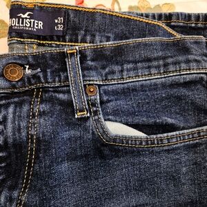 Hollister Epic Flex  31 x 32 Young Mens/ Boys Dark blue Slim Straight jeans